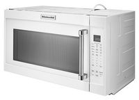 KitchenAid - 2.0 Cu. Ft. Over-the-Range Microwave with Sensor Cooking - White - Angle