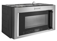 KitchenAid - 1.9 Cu. Ft. Convection Over-the-Range Microwave with Sensor Cooking - Stainless Steel - Angle