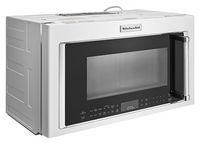 KitchenAid - 1.9 Cu. Ft. Convection Over-the-Range Microwave with Sensor Cooking - White - Angle