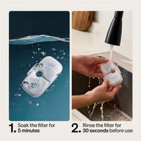 PETLIBRO - Dockstream RFID Smart Fountain Replacement Filters(8 Pack) - White - Angle