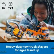 LEGO - City Heavy-Duty Recovery Tow Truck with Crane 60467 - Angle