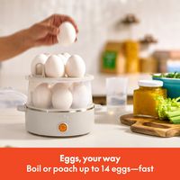 Bella - 14-Count Egg Cooker - Oatmilk - Angle