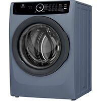Electrolux - Front Load Perfect Steam™ Washer with LuxCare® Wash - 4.5 Cu. Ft - Denim Blue - Angle