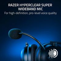 Razer - BlackShark V2 Pro Wireless Gaming Headset for PS5 - Black - Angle