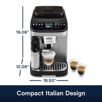De'Longhi - EVO Next Espresso Machine - Stainless Steel - Angle