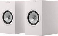 KEF - Q1 Meta Bookshelf Speakers (Pair) - White - Angle