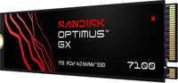 SANDISK - 1TB Optimus GX 7100 PCIe 4.0 x4 M.2 2280 NVMe SSD - Angle
