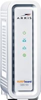 ARRIS - SURFboard SB6190 32 x 8 DOCSIS 3.0 Cable Modem - White - Angle