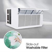 LG - 10,000 BTU Window Air Conditioner - White - Angle