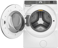 Whirlpool - 5.0 Cu. Ft. High Efficiency Smart Front Load Washer with FreshFlow Vent System - White - Angle