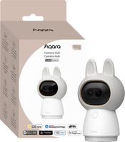 Aqara - 4K Dual-Lens Camera Hub G350, Indoor Camera 9X Zoom, 360° Pan/Tilt, AI Auto-Tracking, Fac... - Angle