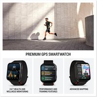 Garmin - Venu X1 GPS Smartwatch 51 mm Fiber-reinforced polymer - Black with Slate Titanium Caseba... - Angle