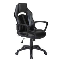 OSP Home Furnishings - Influx Gaming Chair - Gray - Angle