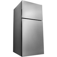 Amana - 18.2 Cu. Ft. Top-Freezer Refrigerator - Stainless Steel - Angle