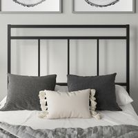 Sauder - Cannery Bridge Twin Metal Platform Bed w/Headboard - Black - Angle