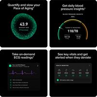 WHOOP - MG Life - Health and Fitness Tracker - 12-Month Membership - Obsidian/Titanium - (2025) - Angle