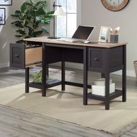 Sauder - Cottage Road Desk w Drawers - Raven Oak - Angle