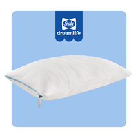 Sealy - Dreamlife™ Shredded Foam Pillow, Standard - White - Angle