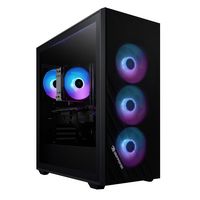 iBUYPOWER - Scale Gaming Desktop - AMD Ryzen 5 4500- 16GB Memory - AMD Radeon RX 6400 4GB- 1TB NV... - Angle