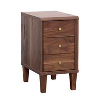 Sauder - Willow Place Recliner Table Gw - Grand Walnut - Angle