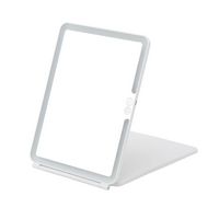 Glo-Tech - Slim Travel LED Mirror - White - Angle