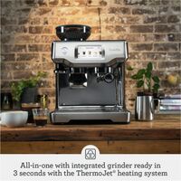 Breville - the Barista Touch Espresso Machine with 9 bars of pressure, Milk Frother and integrate... - Angle