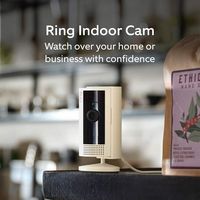 Ring - Indoor Plug-In 1080p Security Camera (2nd - Generation) with Privacy cover - Starlight - Angle