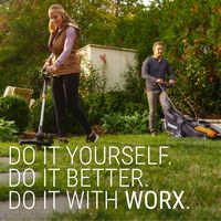 WORX - WA4048 Multi-Purpose Cleaning Brush Kit - Black - Angle