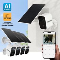 Defender - Solar Powered 4K AI Everwatch Wireless Security Camera with 3W Solar Panel, AI Detecti... - Angle