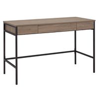 Camden&Wells - Evans Writing Desk - Antiqued Gray Oak - Angle