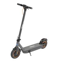 HiBoy - S2 MAX Foldable Electric Scooter w/ 40 mi Max Operating Range & 19 mph Max Speed - Gray - Angle