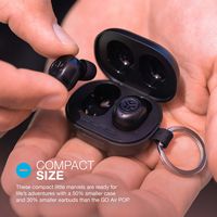 JLab - JBuds Mini True Wireless Earbuds - Black - Angle