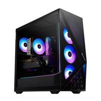iBUYPOWER - Slate Gaming Desktop PC - AMD Ryzen 7 8700F, AMD Radeon RX 9060XT 8GB, 32GB DDR5 RGB,... - Angle