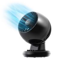 IRIS - WOOZOO Oscillating Fan with Timer 3 Speed Settings - black - Angle