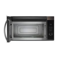 Whirlpool - 1.9 Cu. Ft. Over-the-Range Microwave with Sensor Cooking - Black Stainless Steel - Angle