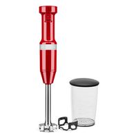 KitchenAid - Variable Speed Corded Hand Blender - KHBV53 - Empire Red - Angle