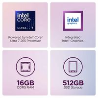 Lenovo - IdeaCentre Tower Desktop - Intel Core Ultra 7 Processor 265 - 16GB RAM - 1TB SSD - Luna ... - Angle