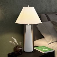 Camden&Wells - Brigitta Table Lamp - Flat White - Angle