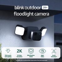Blink - Outdoor 2K+ Floodlight Camera — Wireless smart security camera, 2K resolution, 700 lumens... - Angle