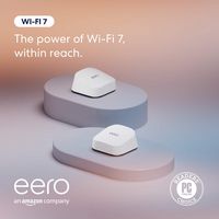 eero 7 Dual-band Mesh Wifi System (2-Pack) - White - Angle