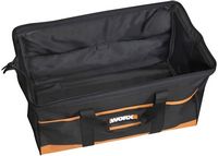 WORX - Large Zippered Tool Tote - Black - Angle