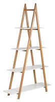 Universal Expert - Abacus Ladder Bookshelf - Oak - Angle