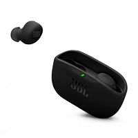 JBL - Vibe Buds 2 Noise Cancelling Earbuds - Black - Angle