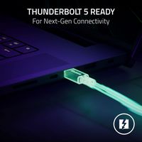 Razer - Thunderbolt 5 Docking Station - Mercury - Angle