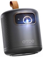 ETOE - Dolphin DLP Projector, 1080P 500 ANSI Lumens, Google TV with Licensed Netflix, Dolby Atmos... - Angle