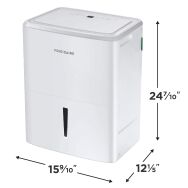 Frigidaire - 4500 Sq Ft 50 Pint Dehumidifier - White - Angle