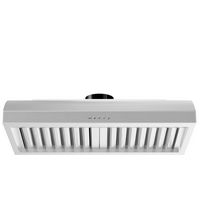 ZLINE - 30 inches - Externally Vented - Under cabinet Range Hood - Brushed Stainless Steel - Angle