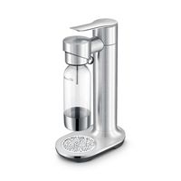 Breville - the InFizz Aqua Bundle w/CO2 - Brushed Stainless Steel - Angle