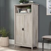 Sauder - Edge Water Storage Cabinet - Chalked Chestnut - Angle