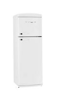 Unique Appliances - Classic Retro 11 cu.ft. Top Freezer Refrigerator - Marshmallow White - Angle